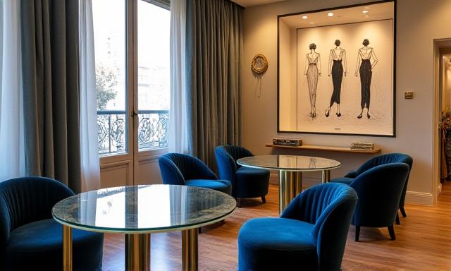 Consulta de diseño en el atelier de Calle Serrano